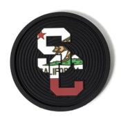 USC Trojans SC Cali Flag Black Coaster